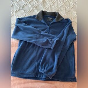 Cactus Men's Zip-Up Blue Sweater